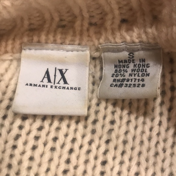 Armani Exchange Long Wool Jacket - Picture 3 of 3